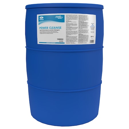 Theochem Laundry Detergent, 55 gal Plastic Drum, Liquid, Odourless, Blue 100023-99990-53